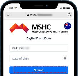 Appointment booking system Melbourne Sexual Health Centre MSHC