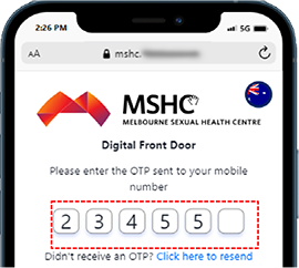 Appointment booking system Melbourne Sexual Health Centre MSHC